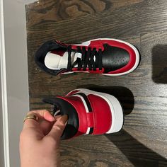 Mid Jordan 1 In Chicago Colorway. Bought On Stockx For $255.17 Originally And Only Once. As Photos Show, In Brand New Condition. These Are In Mens A Size 8 And Womens Size 9.5 Jordan 1 Mid Chicago, Mid Jordan 1, Nike Shoes Jordans, Jordan 1 Mid, Jordan Shoes, Jordan 1, Black Nikes, Womens Shoes Sneakers, Nike Women