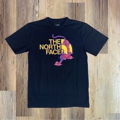 Nwt Northface Short Sleeve T-Shirt Men’s Size Small 50% Cotton / 50% Polyester The North Face Black Tops With Letter Print, Black The North Face Tops With Letter Print, The North Face Relaxed Fit Top For Streetwear, The North Face Letter Print Streetwear Tops, Black The North Face Crew Neck T-shirt, The North Face Black Crew Neck T-shirt, The North Face Graphic Print Tops For Streetwear, The North Face Black Casual T-shirt, Black Crew Neck T-shirt By The North Face