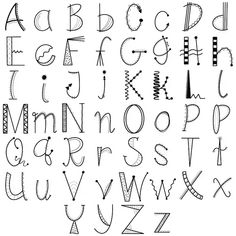 Doodle Alphabet Font 2 Clipart PNG & TTF Format, Fun Font, Crafting Font, Fun Handwritten Font, Doodle Font - Etsy Easy Fonts To Write By Hand, Halloween Fonts Alphabet Handwritten, Summer Fonts Alphabet, Fun Fonts Alphabet Hand Drawn, Fun Lettering Handwritten, Fun Number Fonts, Fun Handwriting Fonts, Chalkboard Fonts Alphabet, Fun Fonts To Draw