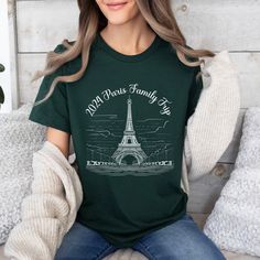 Personalized Family Trip Paris Tshirt Eiffel Tower Family Vacation Tee Paris Squad Group Shirt Family Matching T-shirt Europe Family Travel - Etsy Custom Print Short Sleeve T-shirt For Family Outings, Family Matching T-shirts For Vacation, Family Matching T-shirts For Family Vacation, Summer Letter Print Tops For Family Trip, Family Matching Tops With Letter Print, Cotton T-shirt With Letter Print For Family Trip, Casual Summer Tops For Family Trip, Family Matching Short Sleeve Tops For Family Trip, Cotton Short Sleeve T-shirt For Family Trip