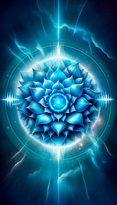 This striking image captures the essence of the Vishuddha - Throat Chakra, the center of communication and self-expression. Radiating with electric blue energy, the chakra symbolizes the voice of the body, where truth is spoken and inner wisdom is expressed. It's the bridge between the heart and the mind, governing our ability to articulate our personal truth and creativity. Vishuddha Chakra, Personal Truth, Inner Wisdom, Throat Chakra, The Bridge, The Mind, Electric Blue, Chakra