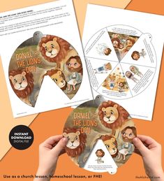 the lion's den dvd with instructions for children to learn how to use it