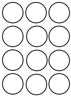 the circles are drawn in black and white