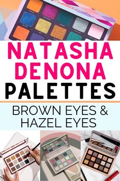 Best Eyeshadow Palette For Hazel Eyes, Natasha Denona Palette Looks, Natasha Denona Retro Palette, Natasha Denona Palette, Eyes Hazel, Retro Palette, Natasha Denona Eyeshadow, Eyes Beautiful