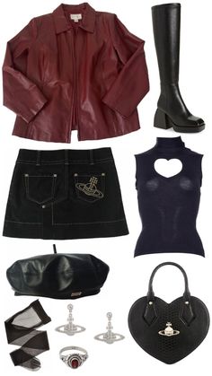 Tvdu Outfit Ideas, Y2k Rockstar Gf Outfits, Rockstar Girl Outfit, Rockstar Gf Outfit, Nana Outfits, Rockstar Girlfriend, Rockstar Gf, Aesthetic Fits, Beautiful Beautiful