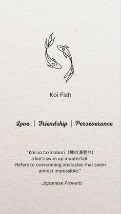 the back cover of koi fish