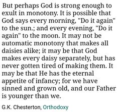 a quote from g k chester on how to pray