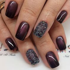 Gorgeous Winter Nail Designs to rock the Season With Style Nails One Color, Stars Nails, Nails March, Pride Nails Designs, Popular Nail Colors, Nails Designs Short, Pride Nails, Nails Dark