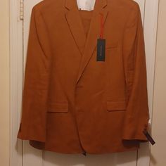 Tommy Hilfiger Rust Linen Suit. Sz 48r With 42/32 Plain Front Pant. Side Vents. Never Worn Tommy Hilfiger Fitted Formal Blazer, Tommy Hilfiger Tailored Suits For Formal Occasions, Fitted Tommy Hilfiger Suits With Notch Lapel, Tommy Hilfiger Tailored Formal Suits, Tommy Hilfiger Fitted Suits For Formal Occasions, Classic Tommy Hilfiger Suit For Formal Occasions, Tommy Hilfiger Fitted Formal Suit, Tommy Hilfiger Classic Formal Suits, Classic Tommy Hilfiger Formal Suits