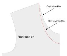 the front and back side of a sewing pattern