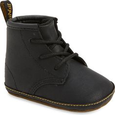 Dr. Martens 1460 Crib Bootie | Nordstrom Baby Boy Boots, Baby Fits, Fabric Gift Bags, Boots Fall, Fall Shoes, Fabric Gifts, Free Fabric, Wedge Sneaker, Up Styles