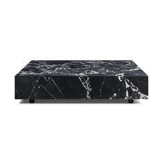 a black and white marble coffee table