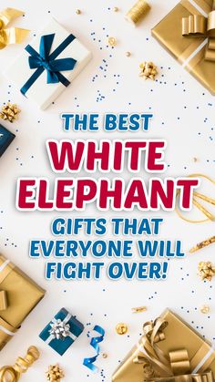 White Elephant Instructions, Teenager White Elephant Gifts, White Elephant Gender Neutral Gifts, Office Christmas Party Gift Ideas, Perfect White Elephant Gift, Cool White Elephant Gifts, Handmade White Elephant Gifts, Christmas Elephant Gift Ideas, White Elefante Gift Ideas