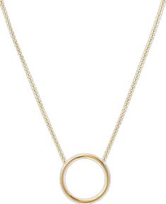 Classic Yellow Gold Circle Necklace, Classic Circle Yellow Gold Necklace, Classic Yellow Gold Circular Necklace, Simple Circular Yellow Gold Jewelry, Everyday Yellow Gold Circular Necklace, Everyday Circular Yellow Gold Necklace, Yellow Gold Jewelry With Delicate Circle Chain, Minimalist Yellow Gold Circle Necklace, Minimalist Yellow Gold Open Circle Necklace