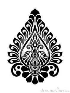 an ornate design in black and white on a white background royalty illustration stock photo, clipping