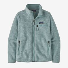 Patagonia Women's Retro Pile Fleece Jacket Throwback Aesthetic, Patagonia Retro Pile, Patagonia Retro, Fleece Jacket Womens, Womens Thermal, Patagonia Fleece, Nudie Jeans, Womens Fleece, Zipper Pulls