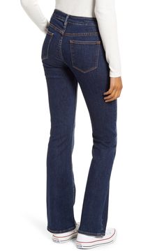 Whiskering and fading along the thighs give a casually worn look to stretch-softened jeans that fit slim through the legs before flaring into a subtle bootcut. Style Name:Vigoss Jagger Bootcut Jeans. Style Number: 5992138. Available in stores. Classic Stretch Mid-rise Flare Jeans, Medium Wash Flare Jeans For Work, Flare Jeans In Medium Wash For Workwear, Flare Medium Wash Jeans For Work, Flare Jeans For Work In Medium Wash, Fall Flare Jeans, Jeans Style, Bootcut Jeans, Levi Jeans