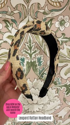 Add a bold, wild touch to any look with this Leopard Rattan Headband. Made from a lightweight rattan with a fierce leopard print, it effortlessly blends natural texture with stylish flair. Perfect for dressing up or down, this headband is the ideal accessory to elevate your outfit.  ALL SALES FINAL.