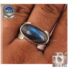 Wow picks! Natural Labradorite Silver Band Ring, 925 Sterling Silver & Brass Labradorite Ring, Designer Handmade Gemstone Ring, Christmas Gift For Her at $61.29 Choose your wows. 🐕 #BohoRing #OvalShapeRing #SilverBandRing #GemstoneRing #DesignerRing #LargeStoneRing #925SilverRing #ChristmasGift #HandmadeRing #SterlingSilverRing Untreated Sterling Silver Moonstone Ring For Gift, Artisan Sterling Silver Moonstone Ring As Gift, Silver Moonstone Ring Gift, Artisan Oval Moonstone Ring Gift, Unique Untreated Moonstone Ring Gift, Handmade Labradorite Moonstone Ring Gift, Large Stone Rings, Lapis Pendant, Silver Gemstone Jewelry