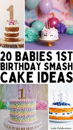 20 baby's 1st birthday smash cake ideas that are easy to make and delicious