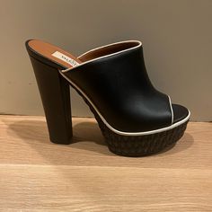 Authentic Platform Mules Never Worn