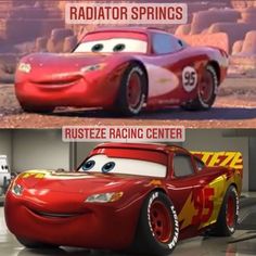 the cars in cars movie are identical to each other