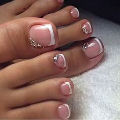 Nail Artwork, Nails Oval, Cute Toe Nails