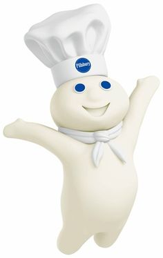 a cartoon character wearing a chef's hat and holding his arms in the air