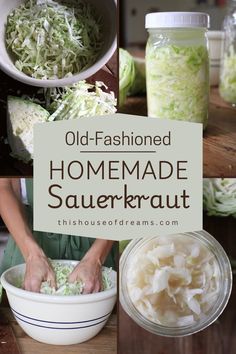 old - fashioned homemade sauerkraut is the perfect side dish for any occasion