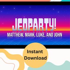 an image of a party flyer with the words,'birthday, martha mark luke and john