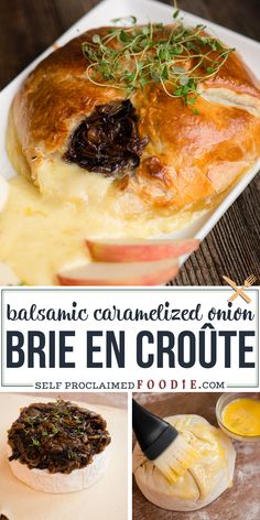 an image of brie en croute with cheese