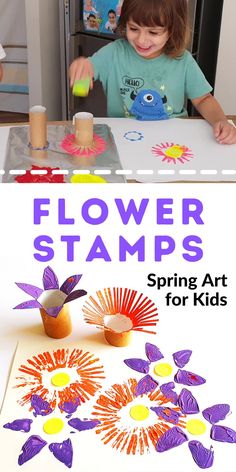 Spring Preschool Activities, Spring Arts And Crafts, Spring Crafts Preschool, Maluchy Montessori, Toddler Art Projects, Toddler Arts And Crafts, Spring Preschool, Preschool Arts And Crafts, Spring Crafts For Kids