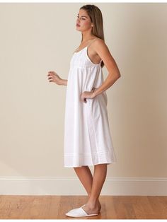 Elaine Ladies Cotton Nightie, Spaghetti Straps and Embroidered Nightgown, Mother daughter nightgowns, white cotton nighties, nightgowns White Slip Dress With Delicate Straps For Sleep, Summer Home Dresses With Spaghetti Straps, Summer Nightgown With Delicate Straps For Loungewear, Summer Nightgown With Delicate Straps, White Delicate Strap Sleepwear For Spring, Summer Spaghetti Strap Nightgown, Bedtime Camisole Nightgown With Delicate Straps, Cotton Nightgown With Spaghetti Straps, White Sleep Dress With Delicate Straps