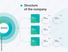 the structure of the company diagram