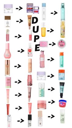 Dewy Makeup Products Drugstore, Make Up Must Haves Products, Full Face Makeup Products, Sephora Must Haves, Preppy Makeup, Skin Care Routine Order