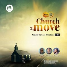 the church on the move flyer is shown