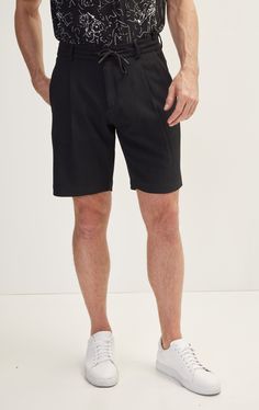 Introducing our Elegant Everyday Shorts, where comfort meets sophistication for effortless style in any setting. Crafted with meticulous attention to detail and made from high-quality materials, these shorts are designed to elevate your casual wardrobe with a touch of refinement. Featuring a tailored fit and a versatile length, these shorts offer a polished silhouette that transitions seamlessly from day to night. Whether you're strolling through the city streets or enjoying brunch with friends, these shorts exude understated elegance wherever you go. With a focus on both style and comfort, these shorts are crafted from lightweight and breathable fabrics, ensuring you stay cool and comfortable even on the warmest days. Pair them with a crisp linen shirt for a sophisticated daytime ensemble Black Relaxed Fit Bottoms For Business Casual, Chic Black Bermuda Shorts For Summer, Chic Black Bermuda Shorts With Built-in Shorts, Elegant Black Shorts, Business Casual Short Pants For Summer, Black Relaxed Fit Bottoms For Summer, Elegant Black High-waisted Shorts, Black Bermuda Shorts For Summer, Casual Business Shorts For Summer