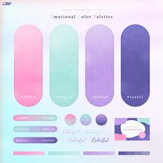 the color palettes for this poster are pastel, soft, and slightly colorful