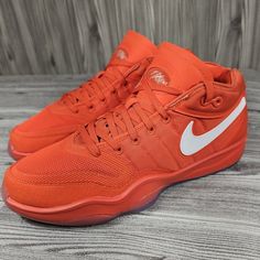 Brand New - Nwot - No Box -Elevate Your Sneaker Game With These Nike Air Zoom Gt Hustle 2 Tb Promo Basketball Shoes In A Vibrant Orange Colorway. Designed For Both Athletic And Casual Wear, These Shoes Feature A Lace-Up Closure And A Low Top Shoe Shaft Style. The Rubber Outsole Provides Optimal Grip And Durability, While The Cushioned And Lightweight Features Offer Maximum Comfort And Performance. Perfect For Any Season, These Shoes Are Versatile And Suitable For Various Activities Such As Gym & Nike Air Zoom Gt, Sneaker Games, Gym Training, Air Zoom, Nike Air Zoom, Vibrant Orange, Cross Training, Top Shoes, Weight Lifting