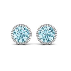 Product Details Highlight your look with these stunning Martini Stud Earrings adorned with Aquamarine. A perfect balance of sophistication and brilliance. Product Information SKU SHP-EARRINGS102026276 Length 6 mm Width 6 mm Weight 1.02 gm (Approximate) AQUAMARINE INFORMATION No.of Stones 2 Pieces Total Weight 0.90 Carat (Approximate) Dimension(approx) Round-5X5 mm-2 Pcs Color Blue Cut Brilliant Shape Round Setting Type Bezel-Setting Quality Grade AAA View More Product Parent Collection Handle aq Blue Topaz Earrings With Diamond Accents, Classic Round Blue Topaz Earrings, White Gold Diamond Earrings With Round Cut Gemstone, White Gold Round Cut Diamond Earrings With Gemstone, White Gold Diamond Earrings With Gemstones, Solitaire Studs, Stud Earring, Bezel Setting, Martini