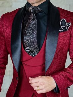 Burgundy Pants Men, Men's Tuxedo Wedding, Men Suits Wedding, Suits Wedding, Man Blazer, Slim Fit Tuxedo, Groom Tuxedo, Wedding Suits Groom, Mens Blazer Jacket