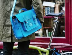 Stand out from the crowd with our Lagoon Blue Satchel, designed in partnership with Cambridge Satchels. Cambridge Satchel Company, Blue Lagoon, Cambridge, Perfect Match, Satchel