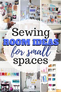 sewing room ideas for small spaces that are easy to do with the kids and adults