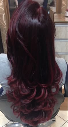 Black Cherry Hair, Cherry Red Hair, Hair Colour Inspo, Plum Hair, Wine Red Hair, Hair Color Underneath, Wine Hair, Y2k Hairstyles, Red Hair Inspo