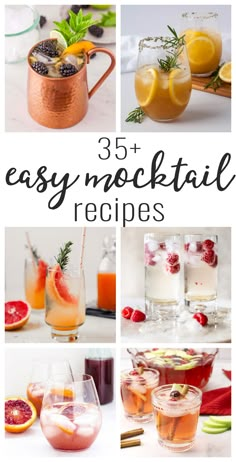 the top ten easy to make summer cocktails for hot days