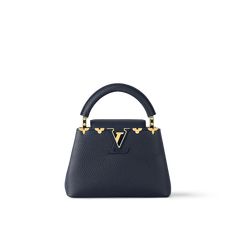 Capucines Mini Capucines - Handbags | LOUIS VUITTON Small Louis Vuitton Purse, Louis Vuitton Gifts, Navy Bag, Monogram Bag, Mini Handbags