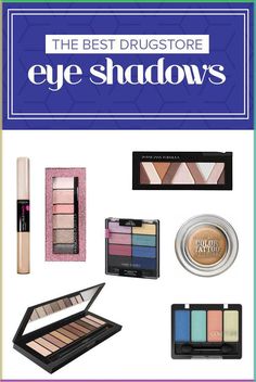 These are the best drugstore eye shadow palettes for natural or smokey makeup. Eyeshadow Palette Drugstore, Drugstore Eyeshadow Primer, Best Drugstore Eyeshadow, Daytime Smokey Eye, Drugstore Eyeshadow Palette, Drugstore Eyeshadow, Bronze Makeup Look, Smokey Makeup