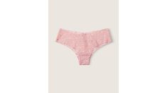 Cheekster Coverage Low Rise No show lace fabric 4 Way Stretch Breathable Raw-Cut Edges No Panty Lines Imported. | Pink No-Show Soft Lace Cheekster Silver Pink Dots Panty (S) | Victoria's Secret Lace Fabric, Low Rise, Victoria's Secret, Dots, Lace, Silver, Pink, Fabric