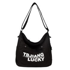 44798818844904 Trendy Large Capacity Crossbody Chest Bag, Trendy Large Capacity Chest Bag For Everyday, Trendy Satchel Chest Bag For Daily Use, Trendy Handheld Hobo Bag With Pockets, Trendy Large Capacity Chest Bag, Trendy Large Capacity Chest Bag For School, Casual Chest Bag With Large Capacity For Daily Use, Casual Large Capacity Chest Bag For Daily Use, Trendy Black Canvas Bag With Zipper Closure