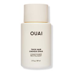 Travel Size Thick Conditioner - OUAI | Ulta Beauty Althaea Officinalis, Marshmallow Root, Acetic Acid, Clean Hair, Avocado Oil, Ulta Beauty, Hair Conditioner, Travel Size, Shampoo And Conditioner